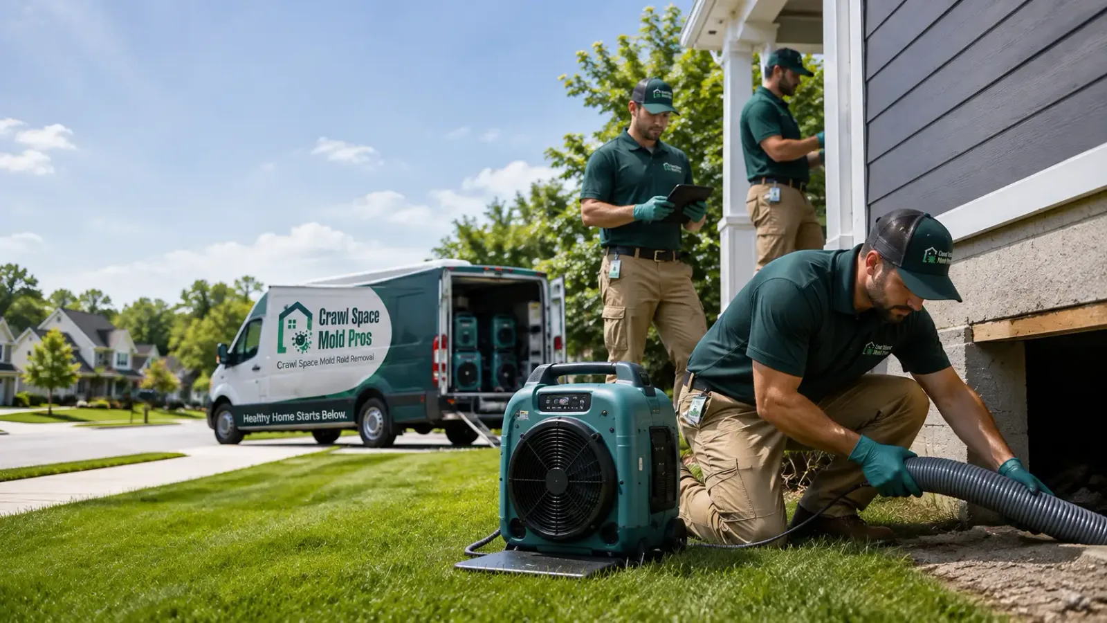 Crawl Space Mold Removal in Burlingame, KS